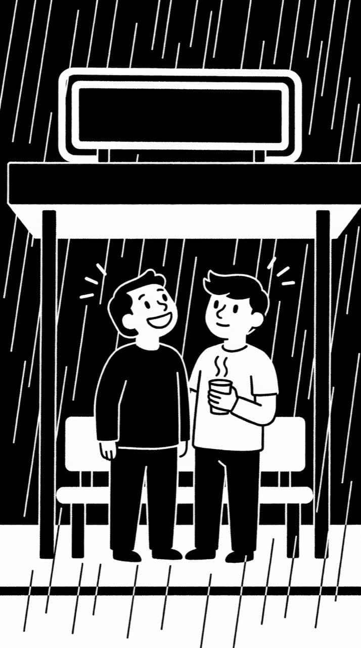 Sample panel drawn in the Minimal-Line Memoir look