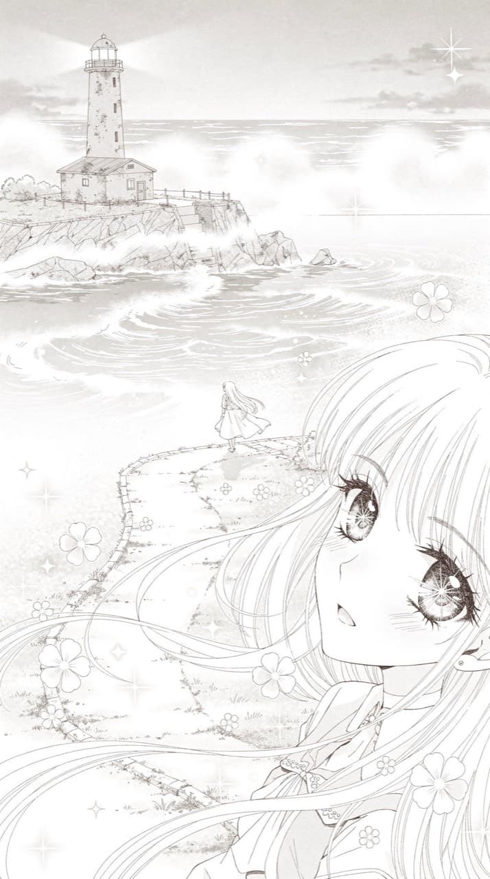 Sample panel drawn in the Shojo Sparkle look